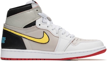 【定製球鞋】Jordan Air Jordan 1 high OG 野鶴製造 漫畫風 狼叔 塗鴉 防滑耐磨 高筒 復古籃球鞋 男女同款 灰白 Order 【定製球鞋】Jordan Air Jordan 1 high OG 野鶴製造 漫畫風 狼叔 塗鴉 防滑耐磨 高筒 復古籃球鞋 男女同款 灰白