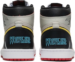 【定製球鞋】Jordan Air Jordan 1 high OG 野鶴製造 漫畫風 狼叔 塗鴉 防滑耐磨 高筒 復古籃球鞋 男女同款 灰白 Shop 【定製球鞋】Jordan Air Jordan 1 high OG 野鶴製造 漫畫風 狼叔 塗鴉 防滑耐磨 高筒 復古籃球鞋 男女同款 灰白