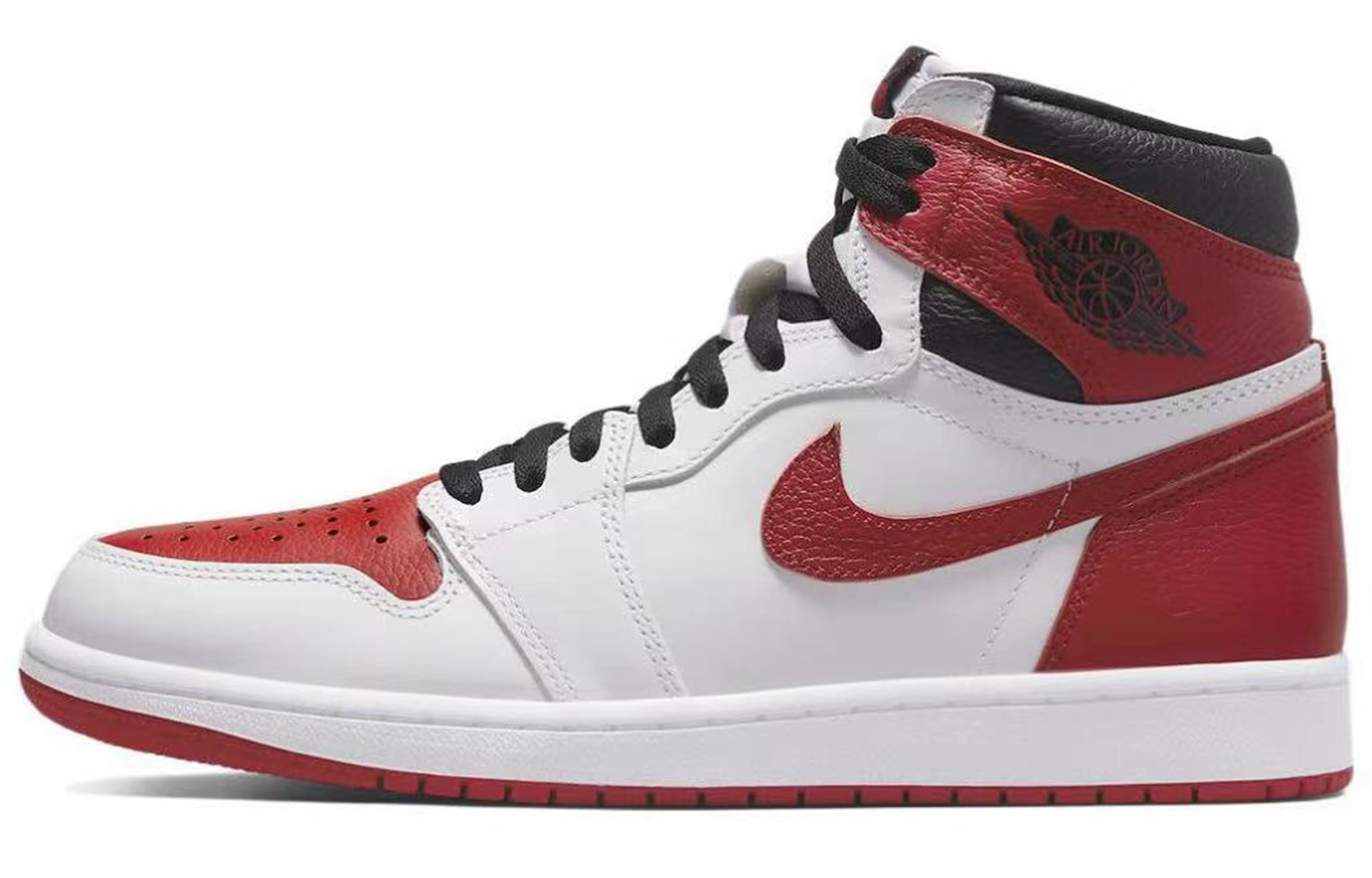 Details for 【定製球鞋】Jordan Air Jordan 1 high OG 野鶴製造 漫畫風 狼叔 塗鴉 防滑耐磨 高筒 復古籃球鞋 男女同款 灰白