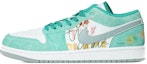Buy 【訂製球鞋】 Jordan Air Jordan 1 塗鴉LEMON 藝術語言 減震防滑 低筒 復古籃球鞋 男女同款 翡翠綠