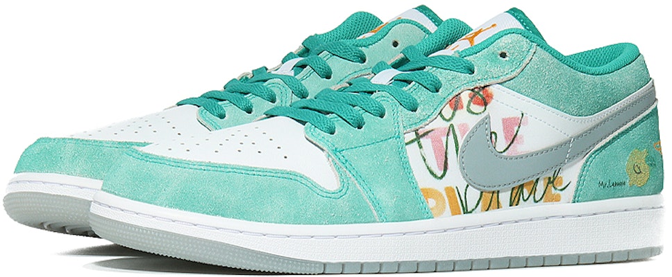 Zapatillas Personalizadas Air Jordan 1 Low "Grafiti Limón - Verde Abuela" DN3705-301(Team10-涂鸦LEMON) Lookbook Zapatillas Personalizadas Air Jordan 1 Low "Grafiti Limón - Verde Abuela" DN3705-301(Team10-涂鸦LEMON)