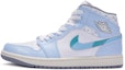 Buy エアジョーダン カスタム x 1 ミッド「アニメブルーホワイトグレー」 554724-135(TeamR-男款神无)
