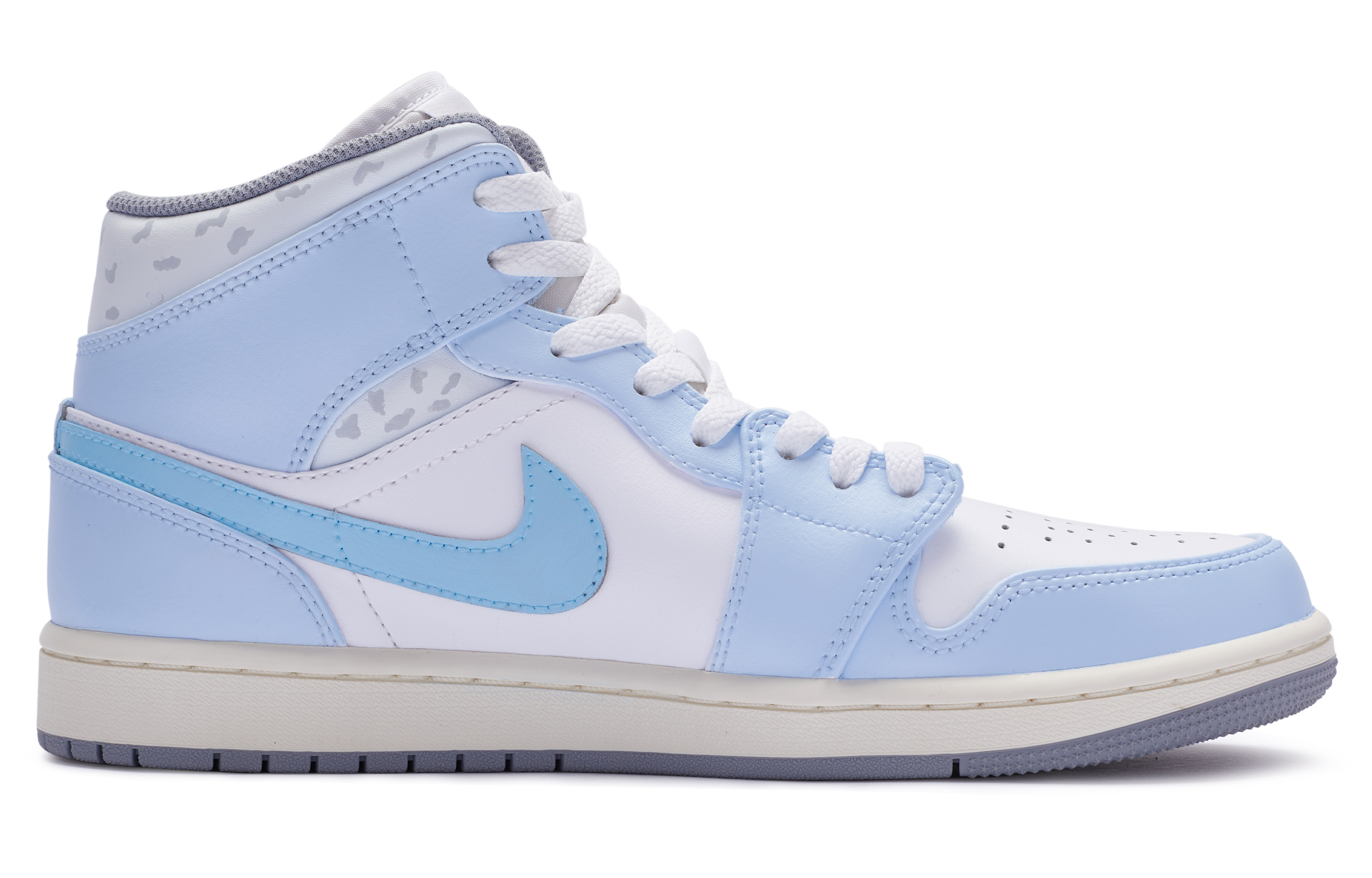 Order [定制鞋] Air Jordan 1 Mid '动漫蓝白灰' 定制款 554724-135(TeamR-男款神无)