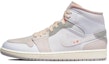 Sizing 【定製球鞋】 Jordan Air Jordan 1 Mid 達芬奇定製 眾星璀璨 牛仔 星星 解構 簡約 中幫 復古籃球鞋 男款 藍白