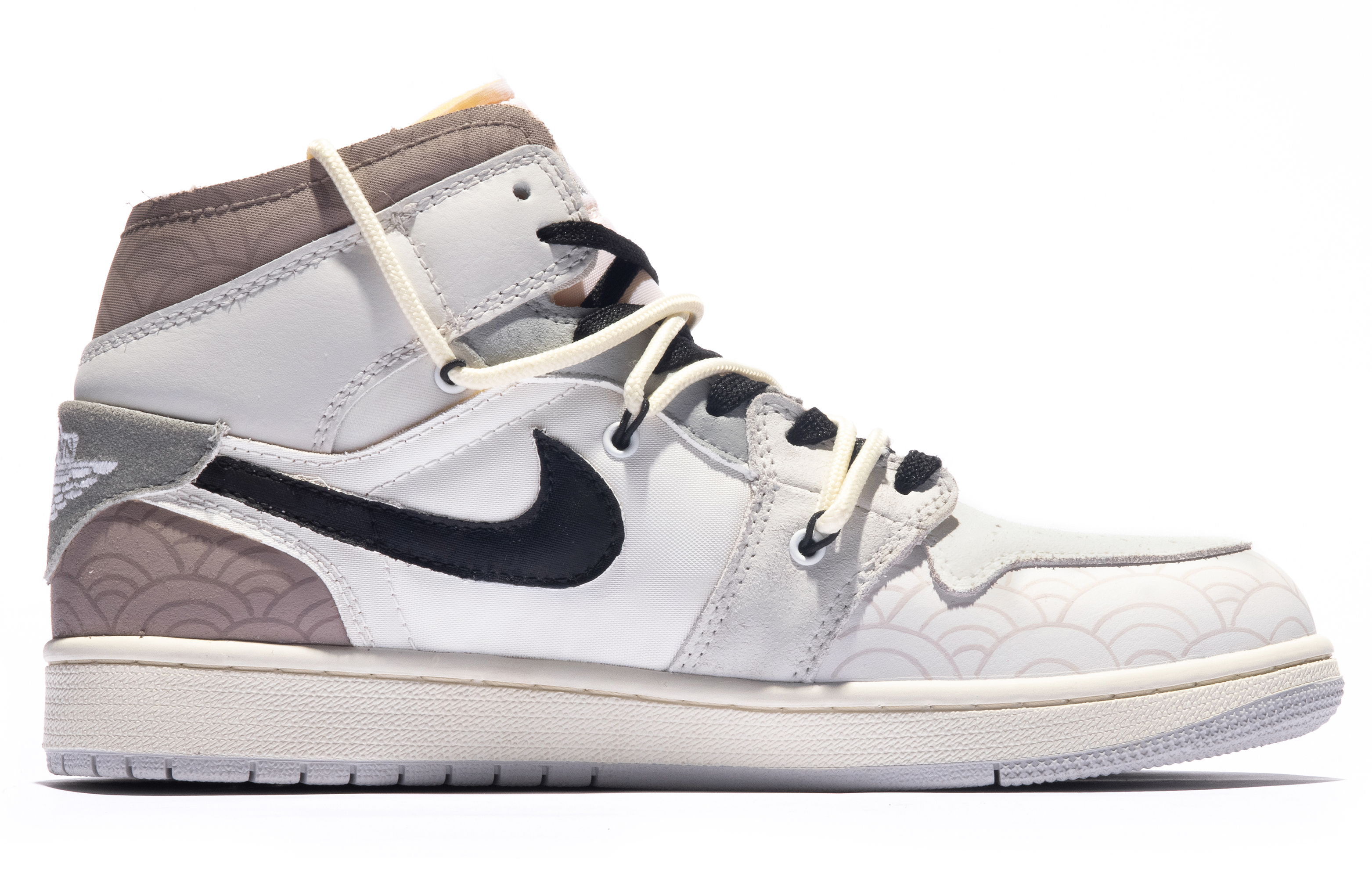 Lookbook Zapatillas Personalizadas Air Jordan 1 Mid 'Dragón de la Suerte' DQ3726-100(TeamM-女款瑞气玲灵S-BOX)