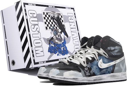 カスタム エアジョーダン1 レトロ OG "ダークデニム ダ・ヴィンチ" 555088-060(TeamM-男女同款暗夜S-BOX) Buy カスタム エアジョーダン1 レトロ OG "ダークデニム ダ・ヴィンチ" 555088-060(TeamM-男女同款暗夜S-BOX)