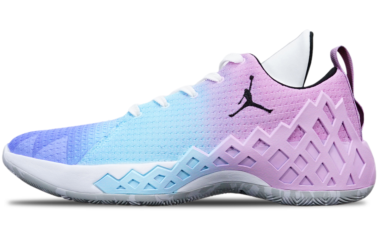 Order [定制鞋] Air Jordan Jumpman Diamond Low '棉花糖渐变蓝红' CI1209-101(TeamT-实战棉花糖渐变S-BOX)