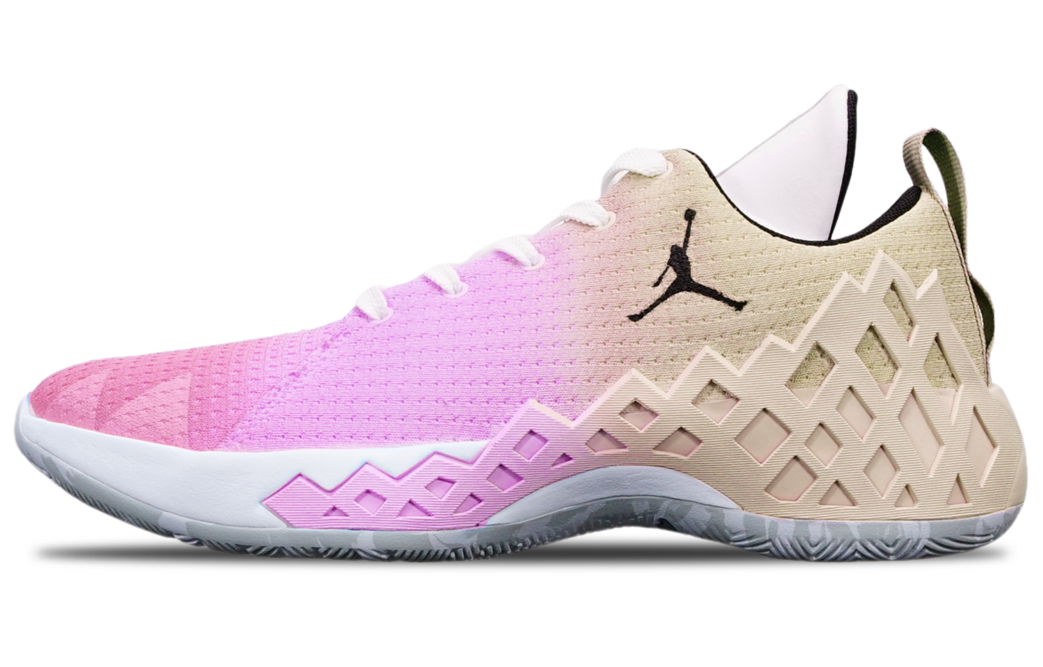 Order 【訂製籃球鞋】Jordan Jumpman Diamond PF馬卡龍三色漸變 低筒 籃球鞋 男女同款 紅橙