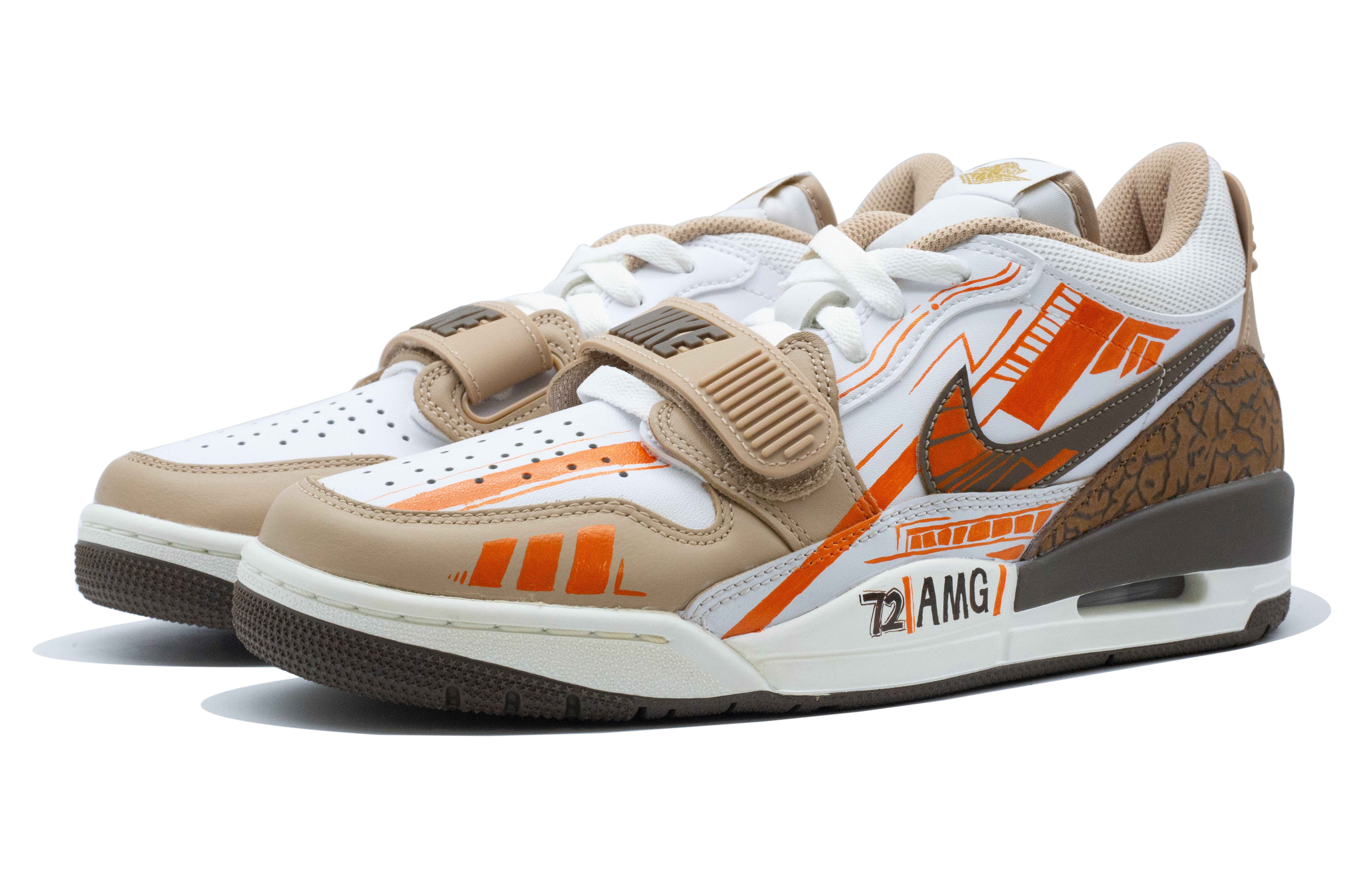 Shop [Zapatillas Personalizadas] Air Jordan Legacy 312 'AMG Dream Blanco-Goma' FQ6859-201（Team72-AMG-BOX）