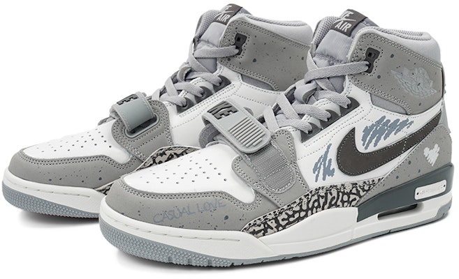 에어 조던 레거시 312 '베리 쿼츠 그라피티' 커스텀 AV3922-002(TeamI-男款石英涂鸦L灰白QD) Lookbook 에어 조던 레거시 312 '베리 쿼츠 그라피티' 커스텀 AV3922-002(TeamI-男款石英涂鸦L灰白QD)