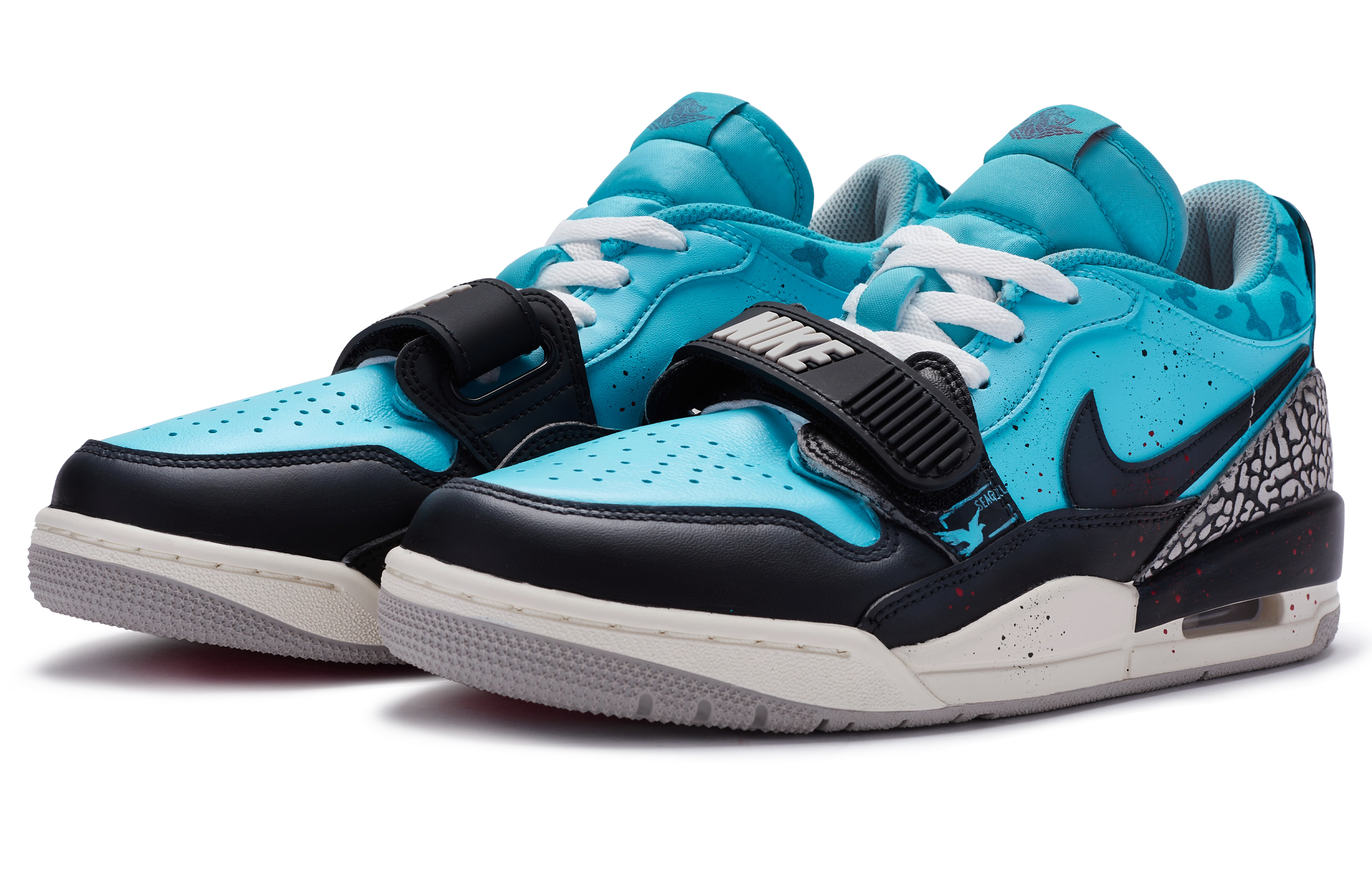 Lookbook [Kasut Tersuai] Air Jordan Legacy 312 'BIGNIU Ink Angin Biru' CD7069-101(TeamR-男款风蓝涌动QD)
