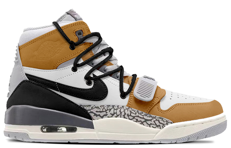 Order [Kasut Custom] Air Jordan Legacy 312 'Hitam Cyberpunk' AV3922-002(TeamY-男款黑魔王黑棕白)