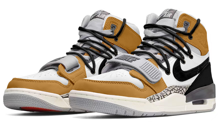 Lookbook [Kasut Custom] Air Jordan Legacy 312 'Hitam Cyberpunk' AV3922-002(TeamY-男款黑魔王黑棕白)