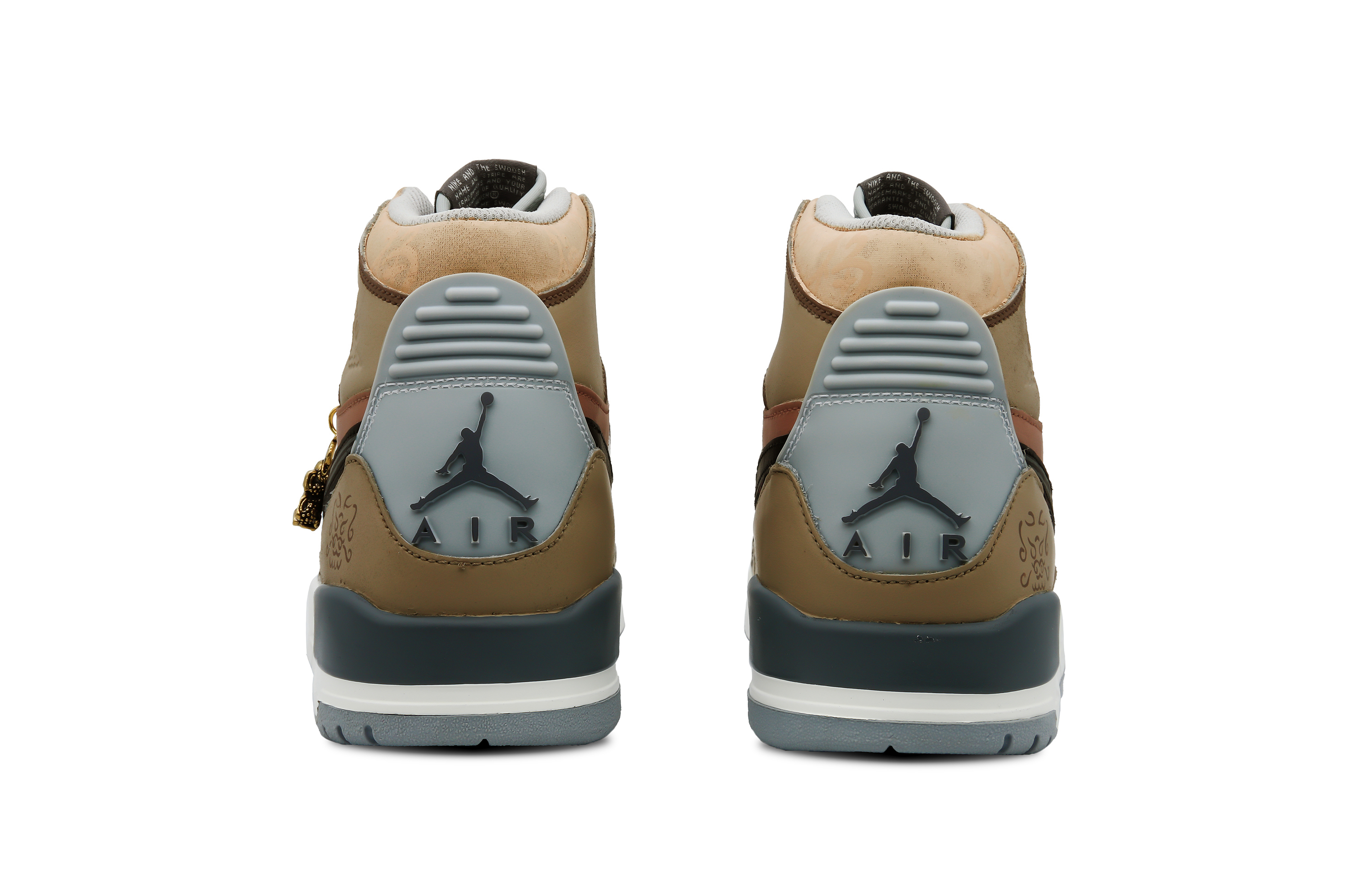 Shop 【訂製球鞋】 Jordan Legacy 312 CNY龍年限定 龍華富貴 福 國風 高筒 復古籃球鞋 男款 棕白