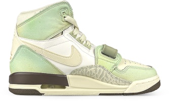 【訂製球鞋】 Jordan Legacy 312 CNY 極光 可撕小熊布貼 漸變暈染 高幫 復古籃球鞋 GS 白綠 Order 【訂製球鞋】 Jordan Legacy 312 CNY 極光 可撕小熊布貼 漸變暈染 高幫 復古籃球鞋 GS 白綠