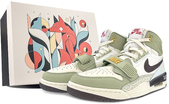 에어 조던 레거시 312 "스마일" (화이트/그린/골드) FD9907-111(Team40-笑脸金S-BOX) Buy 에어 조던 레거시 312 "스마일" (화이트/그린/골드) FD9907-111(Team40-笑脸金S-BOX)