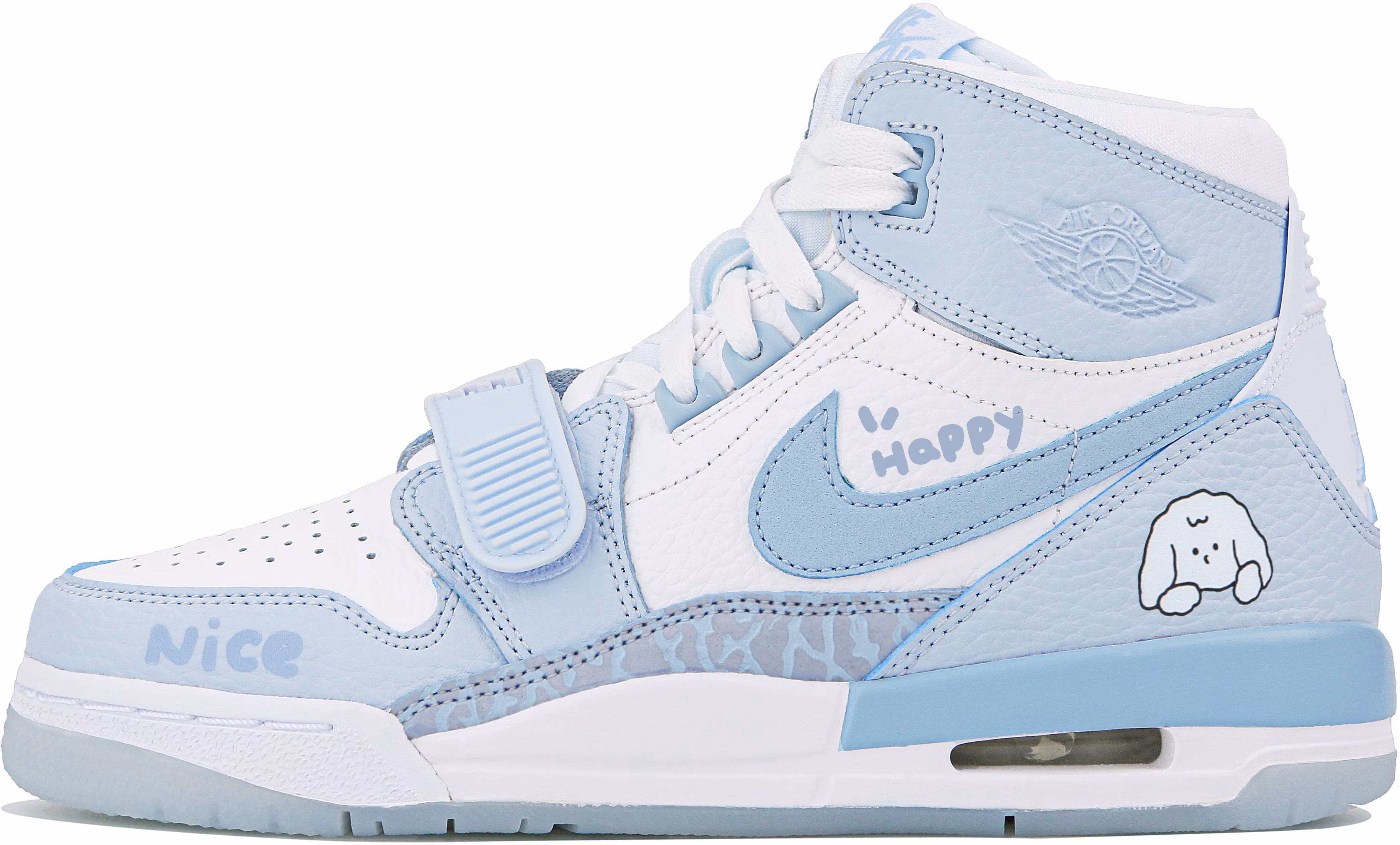 custom-shoes-air-jordan-legacy-312-cyan-blue-moon-ice-christmas