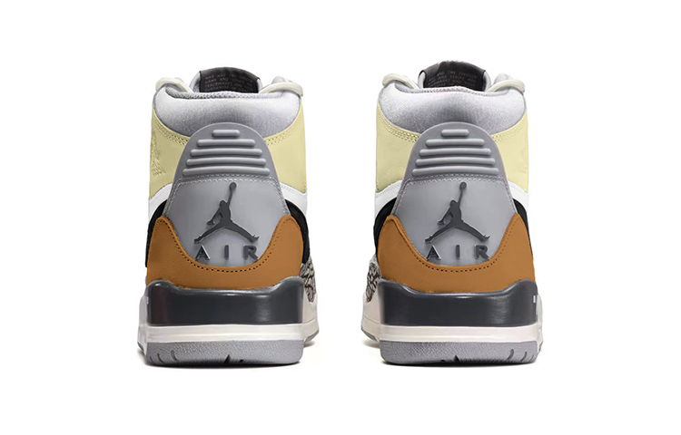 Shop 【訂製球鞋】Jordan Legacy 312 復古潮流 摩卡騎士 賽博朋克 高幫 復古籃球鞋 男款 米白棕