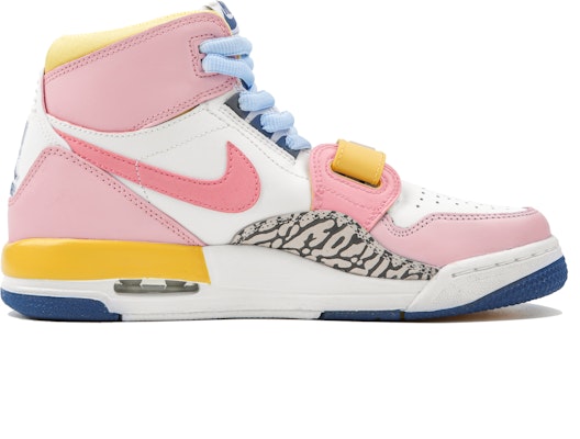 【客製化球鞋】Jordan Legacy 312 像素寶貝2 賽博霓虹 童趣 禮盒 高筒 復古籃球鞋 GS 粉白 Order 【客製化球鞋】Jordan Legacy 312 像素寶貝2 賽博霓虹 童趣 禮盒 高筒 復古籃球鞋 GS 粉白