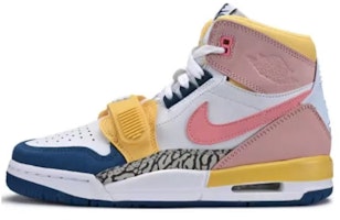 【客製化球鞋】Jordan Legacy 312 像素寶貝2 賽博霓虹 童趣 禮盒 高筒 復古籃球鞋 GS 粉白 Cheap 【客製化球鞋】Jordan Legacy 312 像素寶貝2 賽博霓虹 童趣 禮盒 高筒 復古籃球鞋 GS 粉白
