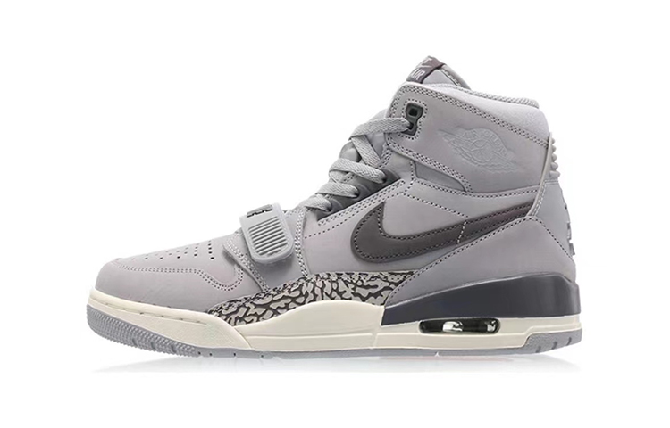 Details for 【訂製球鞋】 Jordan Legacy 312 潮流 鎧甲機器人 反叛骷髏 賽博龐克 高筒 復古籃球鞋 男款 灰水泥