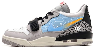 Zapatillas personalizadas Air Jordan Legacy 312 'Cyberpunk Blanco Gris Azul' CD7069-101(Team56-科技蓝图) Buy Zapatillas personalizadas Air Jordan Legacy 312 'Cyberpunk Blanco Gris Azul' CD7069-101(Team56-科技蓝图)