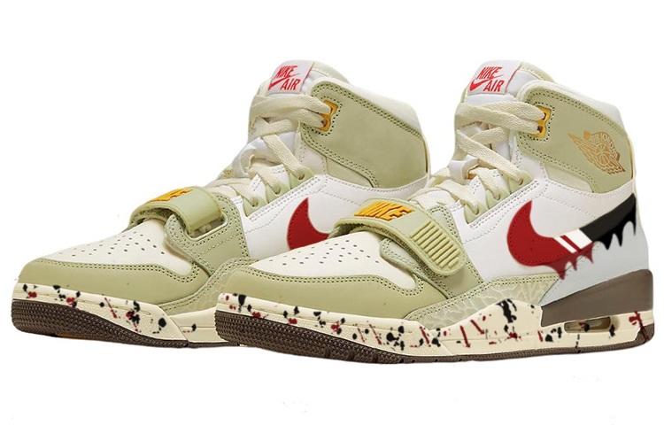 Lookbook Zapatillas Personalizadas Air Jordan Legacy 312 "Graffiti Fluido" FD9907-111(Team56-流体泼墨)