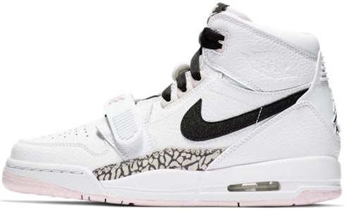 【定製球鞋】 Jordan Legacy 312 野鶴製造 漸變粉櫻 清爽小眾 百搭 刺繡 高幫 復古籃球鞋 GS 粉白 Details for 【定製球鞋】 Jordan Legacy 312 野鶴製造 漸變粉櫻 清爽小眾 百搭 刺繡 高幫 復古籃球鞋 GS 粉白