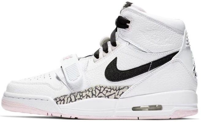 【定製球鞋】 Jordan Legacy 312 野鶴製造 漸變粉櫻 清爽小眾 百搭 刺繡 高幫 復古籃球鞋 GS 粉白 Details for 【定製球鞋】 Jordan Legacy 312 野鶴製造 漸變粉櫻 清爽小眾 百搭 刺繡 高幫 復古籃球鞋 GS 粉白