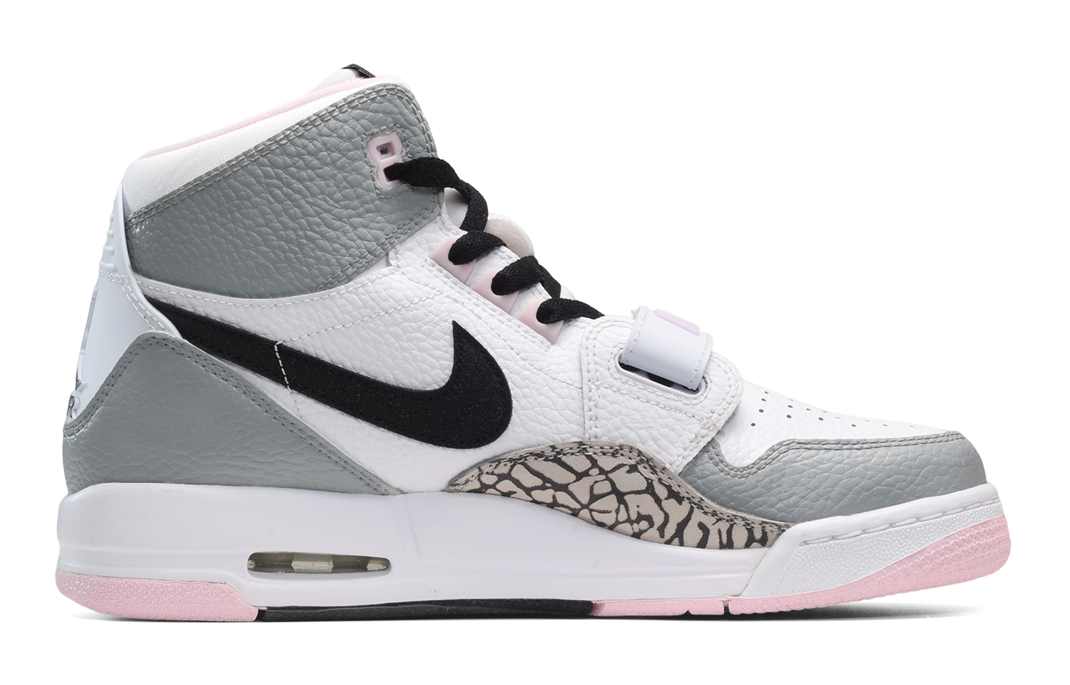 Order [Kasut Custom] Air Jordan Legacy 312 'Grafiti Hitam Putih Kelabu' AT4040-106(TeamE-女款涂鸦叉叉黑白灰)