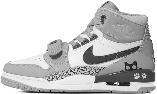 【カスタムシューズ】エアジョーダン レガシー312『グレー白黒ヒドゥンキャット』 AV3922-002(Team10-躲藏小猫) Buy 【カスタムシューズ】エアジョーダン レガシー312『グレー白黒ヒドゥンキャット』 AV3922-002(Team10-躲藏小猫)