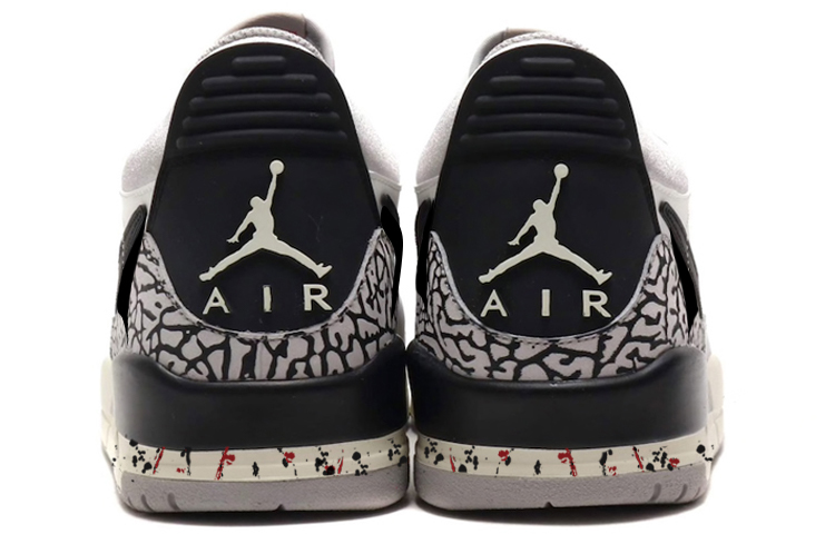 Shop 定制鞋 Air Jordan Legacy 312 '灰黑红泼墨' CD7069-101(Team56-流体泼墨)