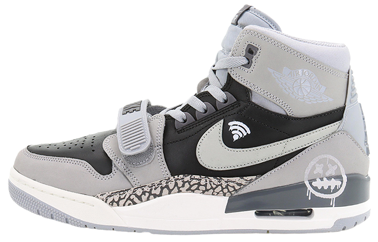 [Custom Shoes] Air Jordan Legacy 312 'Grey Cement'