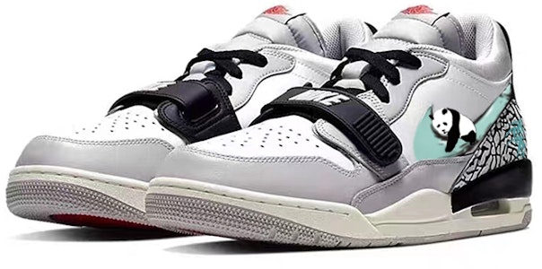 【訂製球鞋】 Jordan Legacy 312 新中風 熊貓抱竹 潮流百搭 防滑耐磨 低筒 復古籃球鞋 男款 白灰綠 Lookbook 【訂製球鞋】 Jordan Legacy 312 新中風 熊貓抱竹 潮流百搭 防滑耐磨 低筒 復古籃球鞋 男款 白灰綠