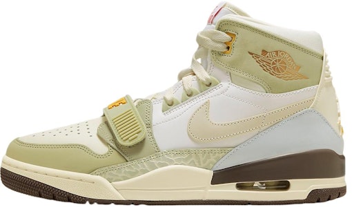 【客製化籃球鞋】Jordan Legacy 312 新中華風 熊貓抱竹 亂跑熊貓 減震防滑耐磨 高筒 復古籃球鞋 GS 白綠 Details for 【客製化籃球鞋】Jordan Legacy 312 新中華風 熊貓抱竹 亂跑熊貓 減震防滑耐磨 高筒 復古籃球鞋 GS 白綠
