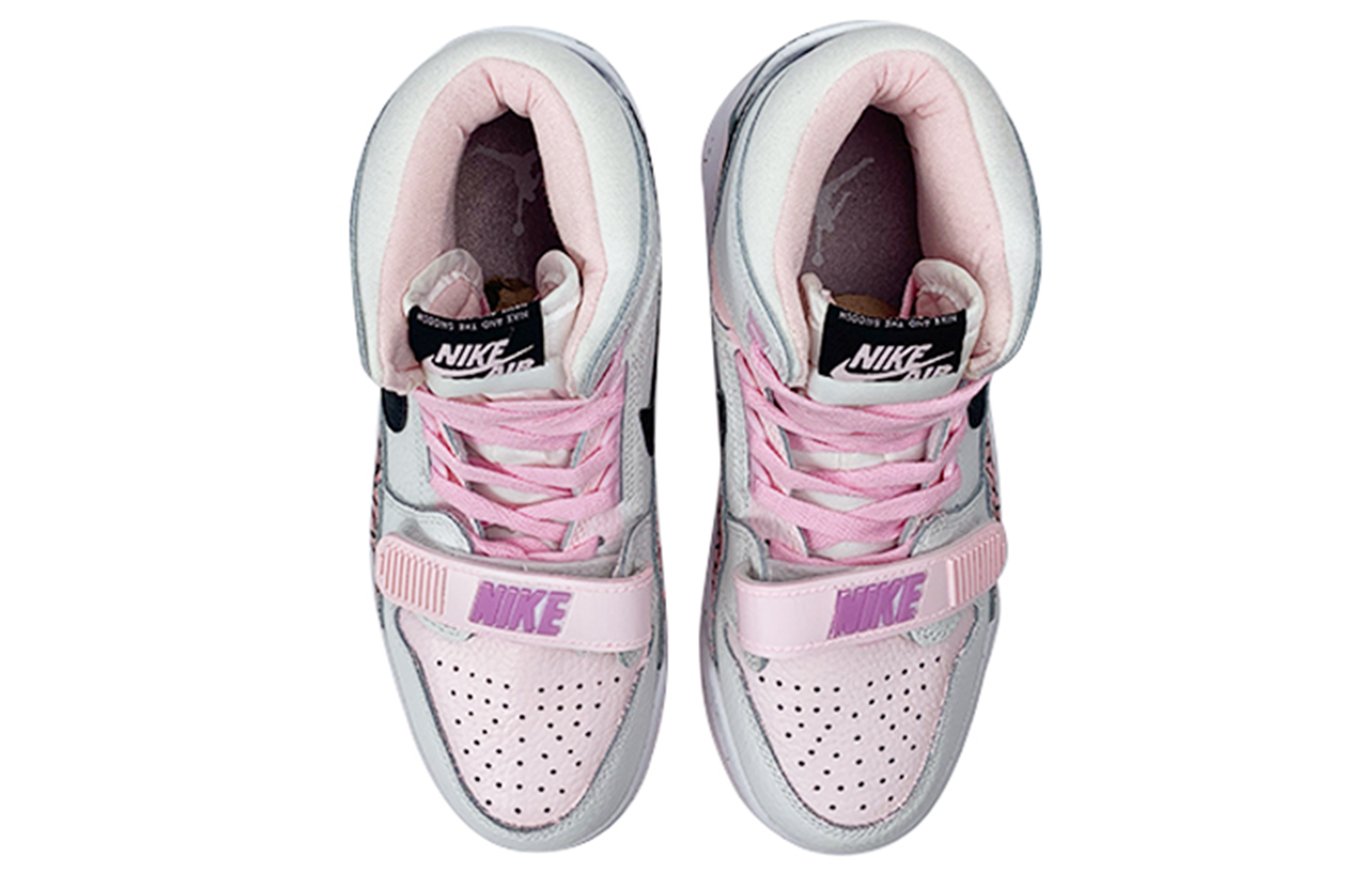 Shop [Sepatu Custom] Air Jordan Legacy 312 'Pink Rose' AT4040-106(TeamD-GS款粉红玫瑰)