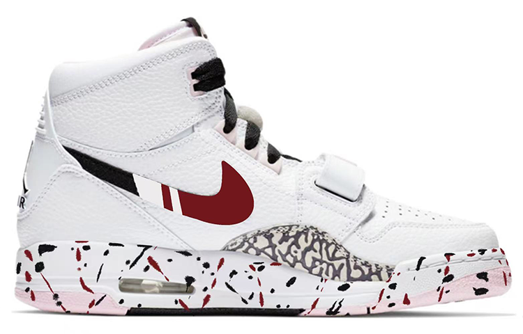 Order 에어 조던 레거시 312 '레드 믹스 스우시 스플래터' (커스텀) AT4040-106(Team56-流体泼墨)