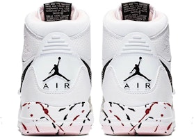 【訂製球鞋】Jordan Legacy 312 潮酷碰墨 紅色釦子 潮流通用 夏日外出 高筒 復古籃球鞋 GS 白紅黑 Shop 【訂製球鞋】Jordan Legacy 312 潮酷碰墨 紅色釦子 潮流通用 夏日外出 高筒 復古籃球鞋 GS 白紅黑