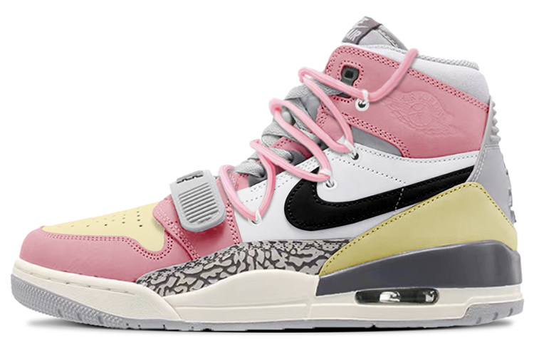 [Custom Shoes] Air Jordan Legacy 312 'Sakura Cyberpunk Pink White Grey'