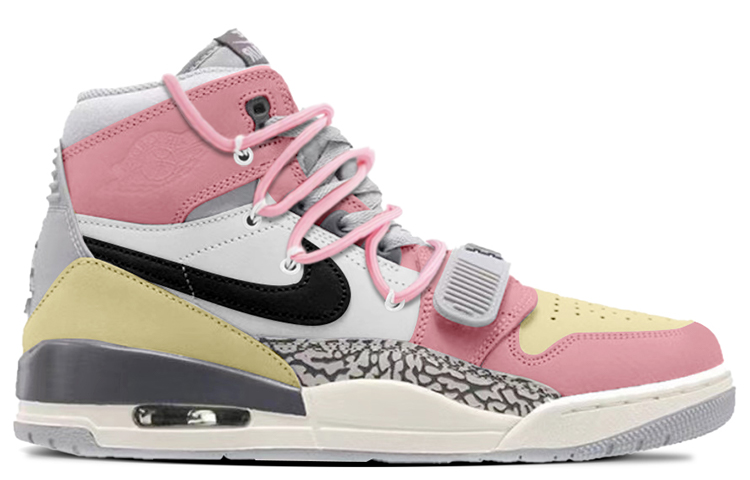 Order [カスタムシューズ] エアジョーダン レガシー 312 'サクラ サイバーパンク ピンク ホワイト グレー' AV3922-002(TeamY-男款樱花少年粉白灰)