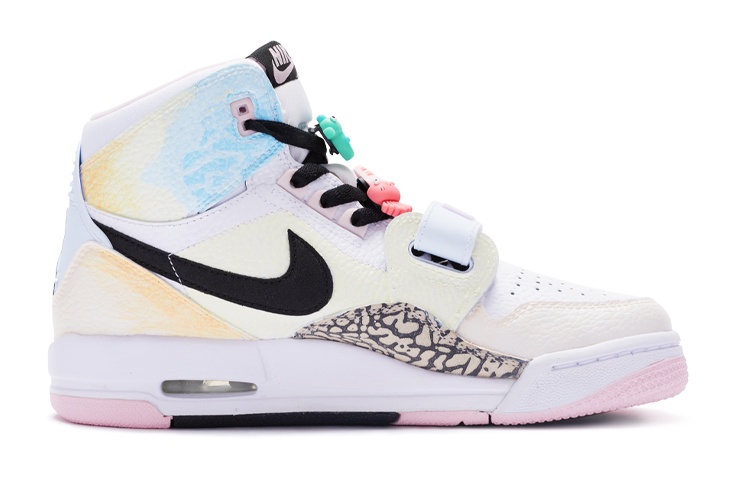 Order [Kasut Kustom] Air Jordan Legacy 312 'Pasir dan Merah Jambu-Biru' AT4040-106(TeamR-女款沙滩米白粉蓝)