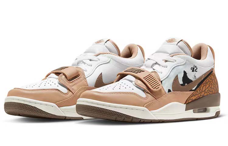 Lookbook 【カスタムシューズ】エアジョーダン・レガシー312『星月狼トーテム』 FQ6859-201(Team56-狼道精神)