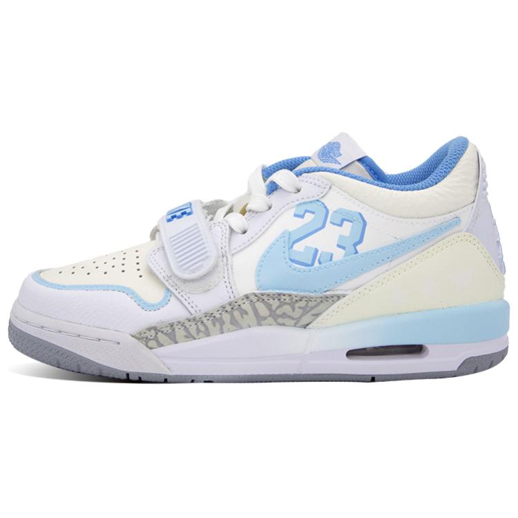 Buy 【訂製球鞋】Jordan Legacy 312 潮流前衛 精緻細節 耐磨透氣 耐磨透氣 低筒 復古籃球鞋 GS 白藍
