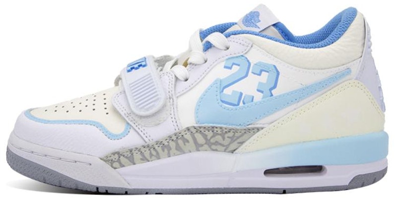 【訂製球鞋】Jordan Legacy 312 潮流前衛 精緻細節 耐磨透氣 耐磨透氣 低筒 復古籃球鞋 GS 白藍 Order 【訂製球鞋】Jordan Legacy 312 潮流前衛 精緻細節 耐磨透氣 耐磨透氣 低筒 復古籃球鞋 GS 白藍
