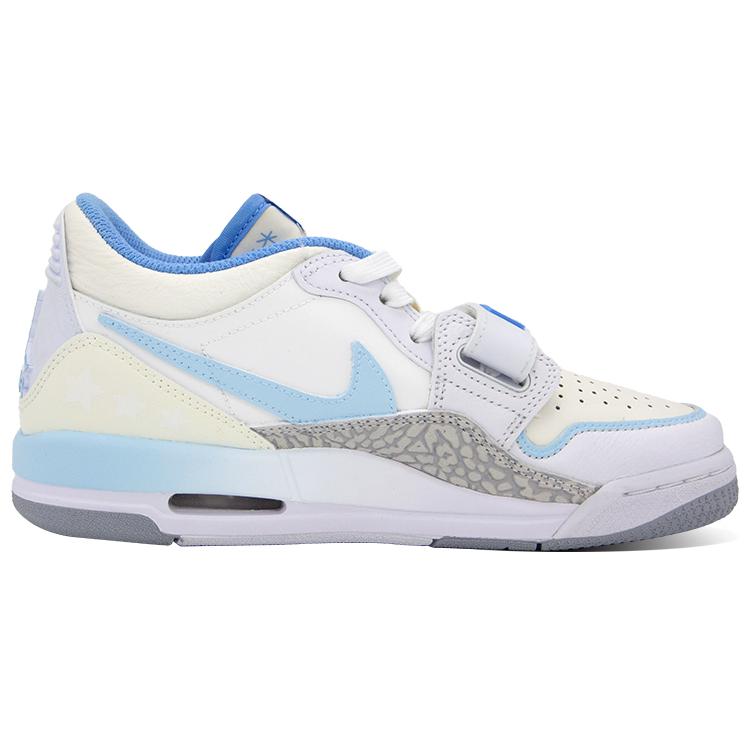 Lookbook 【訂製球鞋】Jordan Legacy 312 潮流前衛 精緻細節 耐磨透氣 耐磨透氣 低筒 復古籃球鞋 GS 白藍