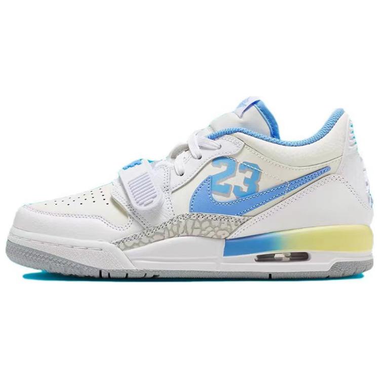 Sizing 【訂製球鞋】Jordan Legacy 312 潮流前衛 精緻細節 耐磨透氣 耐磨透氣 低筒 復古籃球鞋 GS 白藍