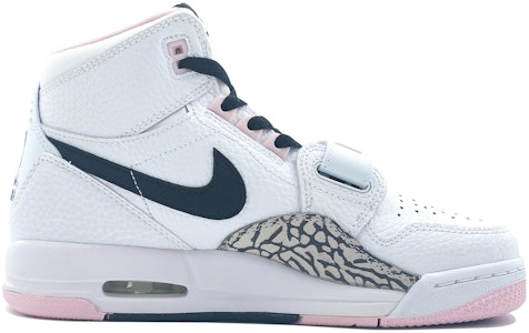 【訂製球鞋】 Jordan Legacy 312 嘻哈 跳動的字節 高幫 復古籃球鞋 GS 白黑粉 Order 【訂製球鞋】 Jordan Legacy 312 嘻哈 跳動的字節 高幫 復古籃球鞋 GS 白黑粉
