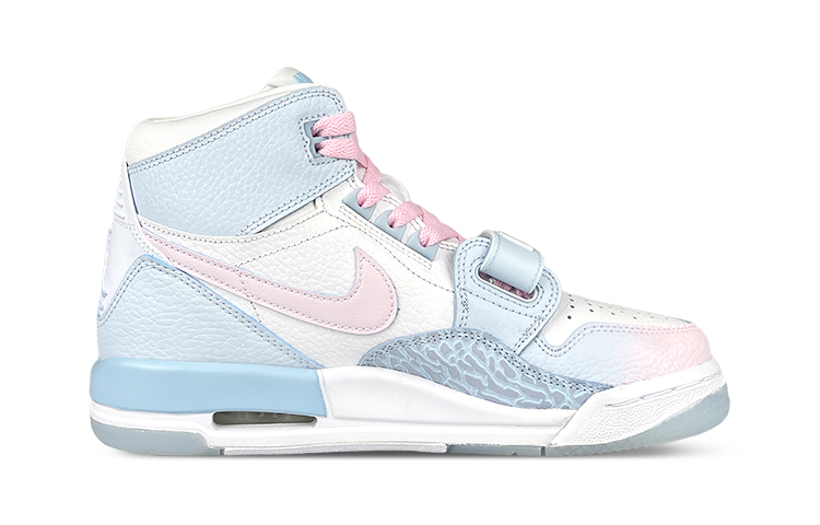 Order カスタムAJ312 白青ピンク"スノーフレークブラッシュ" FV8118-141(Team116-312背包兔)