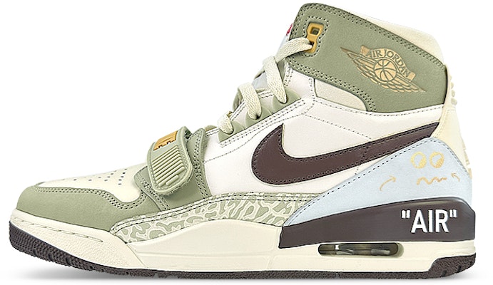 【定製籃球鞋】 Jordan Legacy 312 球場精靈 不解 高筒 復古籃球鞋 男款 白綠金 Buy 【定製籃球鞋】 Jordan Legacy 312 球場精靈 不解 高筒 復古籃球鞋 男款 白綠金