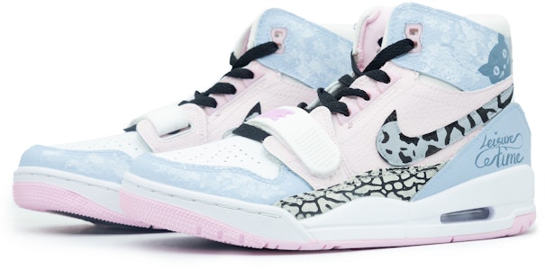 定制鞋款 Air Jordan Legacy 312 '白粉蓝豹纹' AT4040-106(Team28-女款豹纹小野猫) Lookbook 定制鞋款 Air Jordan Legacy 312 '白粉蓝豹纹' AT4040-106(Team28-女款豹纹小野猫)